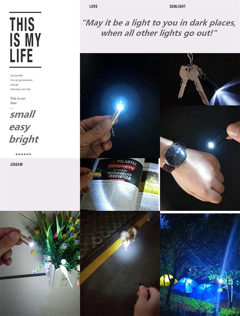 Nitefox e1 Smallest Keychain Flashlight Micro Tiny Mini Keychain Light Long-Lasting Safety Light for Everyday Carry Emergencies Outdoor Dog Walking Hiking Camping Nice Gift for Parents Kids - Image 3